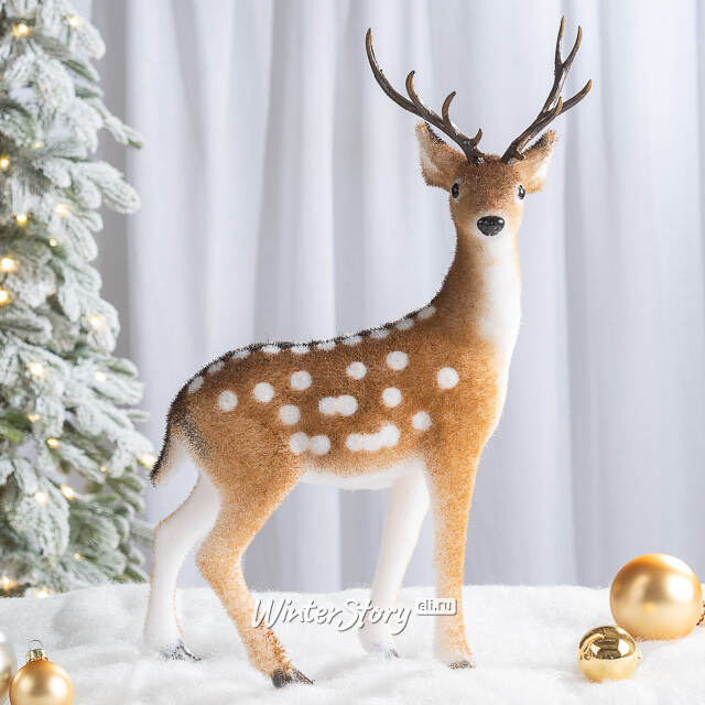 Декоративная фигура Олень Доркинг - Spotted Deer 39 см Winter Deco