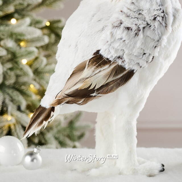 Декоративная фигура Сова Кармела - Nuoro Candela 43 см Winter Deco