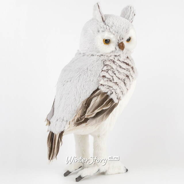 Декоративная фигура Сова Кармела - Nuoro Candela 43 см Winter Deco