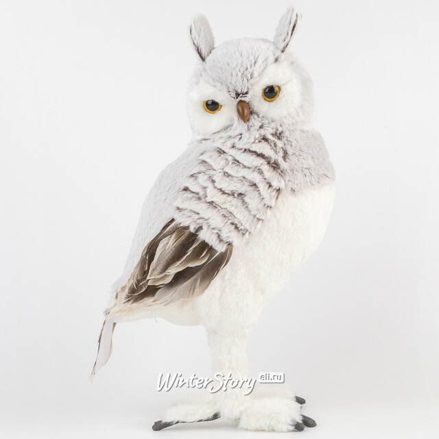 Декоративная фигура Сова Кармела - Nuoro Candela 43 см Winter Deco