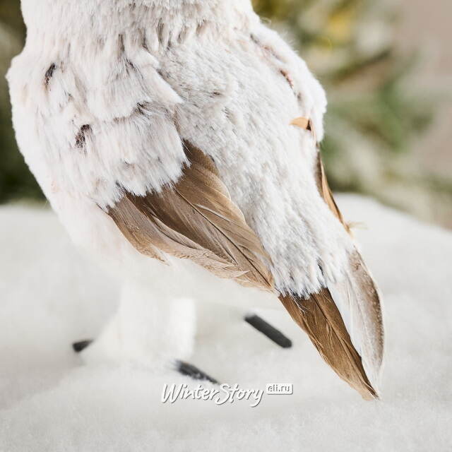 Декоративная фигура Сова Кармела - Nuoro Candela 23 см Winter Deco