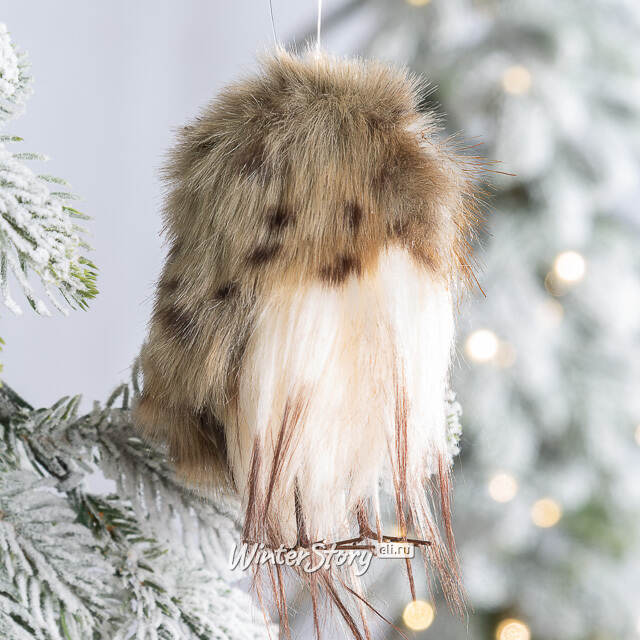 Елочная игрушка Сова Мирелла - Сказочный лес Эшдаун 12 см Winter Deco