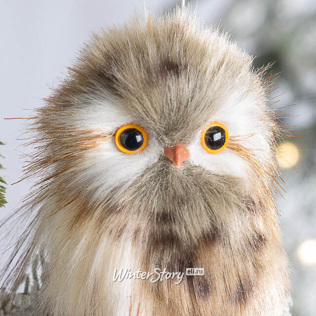 Елочная игрушка Сова Мирелла - Сказочный лес Эшдаун 12 см Winter Deco