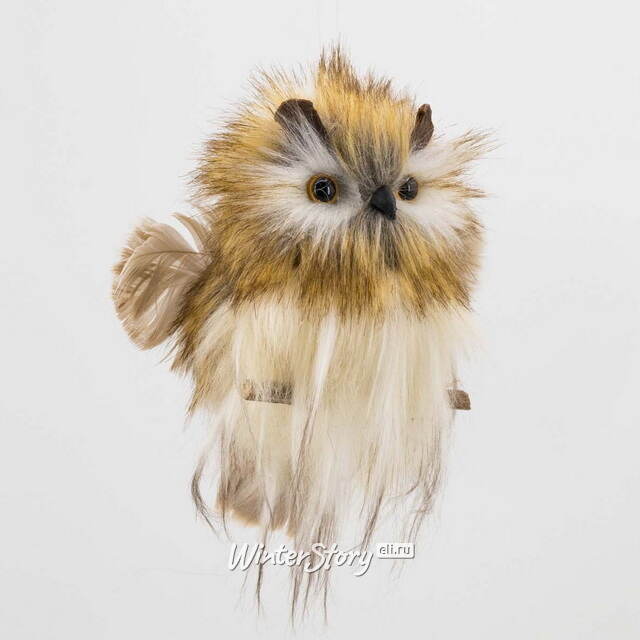 Декоративная фигурка Сова Розелла - Волшебный лес Эшдаун 13 см Winter Deco