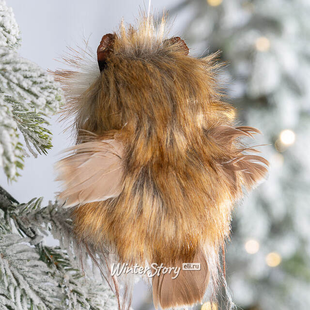 Елочная игрушка Сова Розелла - Волшебный лес Эшдаун 13 см Winter Deco