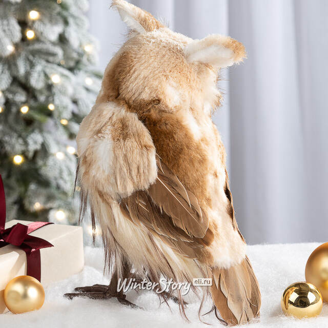 Декоративная фигура Сова Франческа - Brokilon Forest 27 см Winter Deco