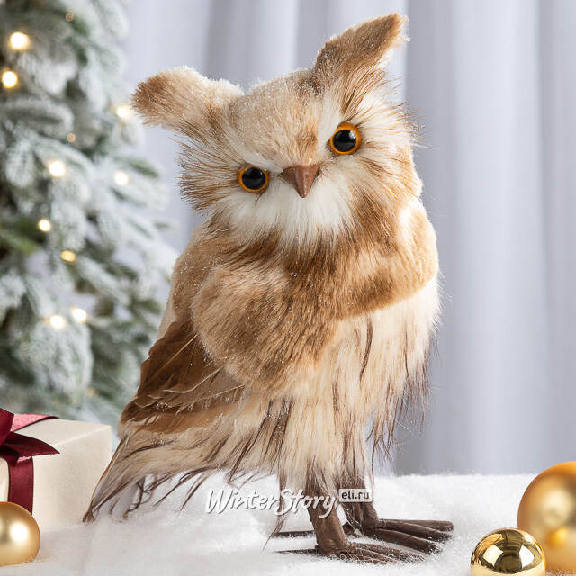 Декоративная фигура Сова Франческа - Brokilon Forest 27 см Winter Deco