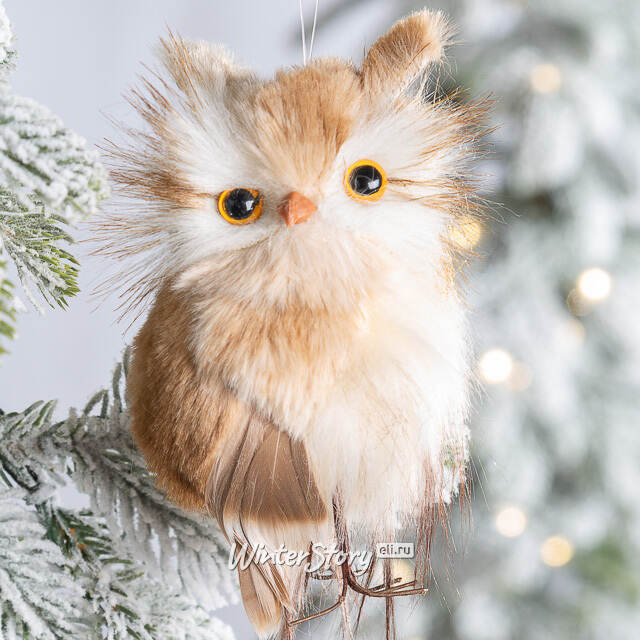 Елочная игрушка Сова Франческа - Brokilon Forest 13 см Winter Deco