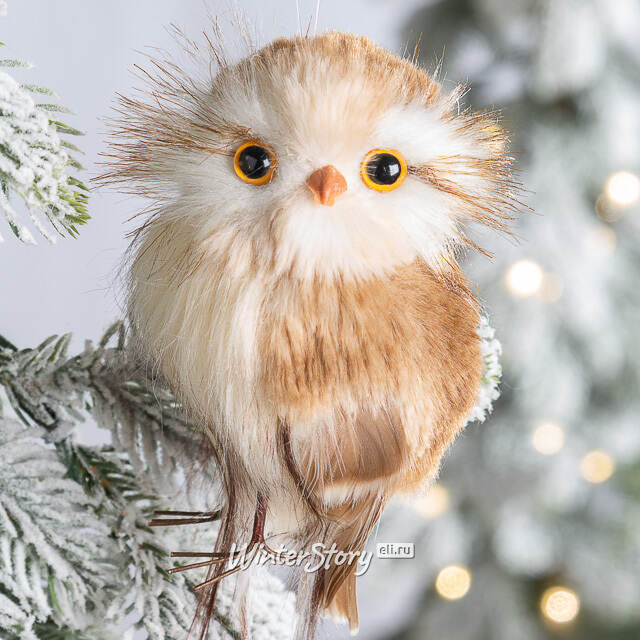 Елочная игрушка Сова Франческа - Brokilon Forest 12 см Winter Deco