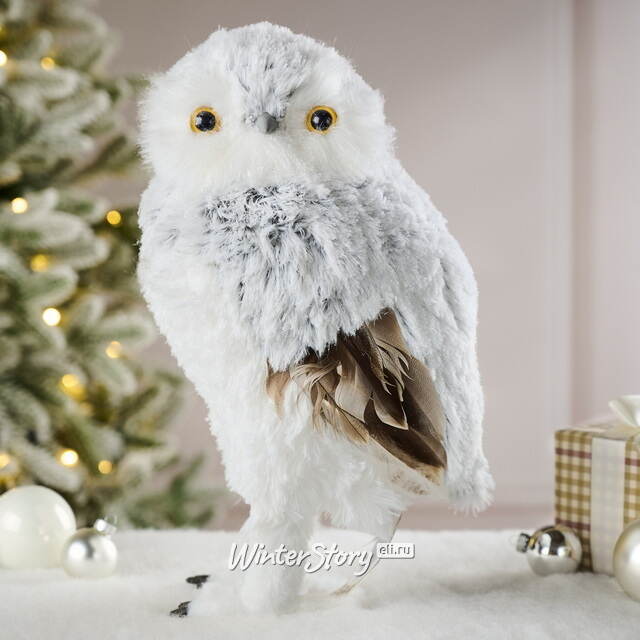 Декоративная фигурка Сова Доминга - South Molton 35 см Winter Deco