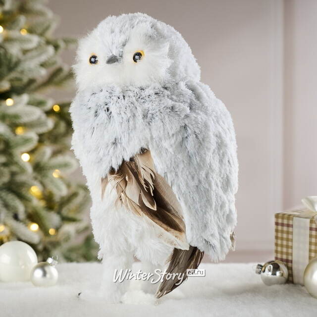 Декоративная фигурка Сова Доминга - South Molton 35 см Winter Deco