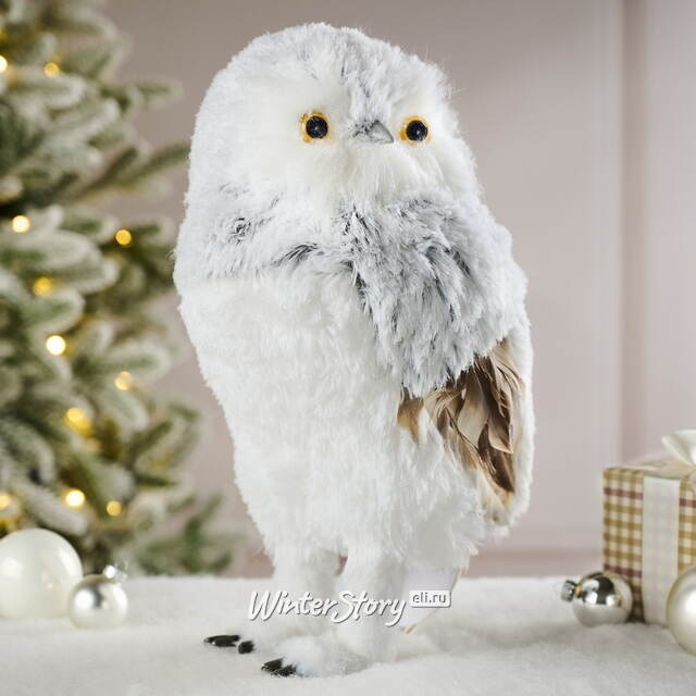 Декоративная фигурка Сова Доминга - South Molton 35 см Winter Deco