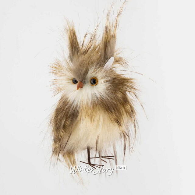 Елочная игрушка Сова Лорена - Bolsena Arbus 14 см Winter Deco