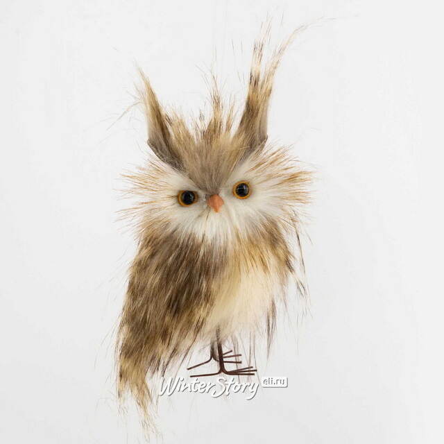 Елочная игрушка Сова Лорена - Bolsena Arbus 14 см Winter Deco