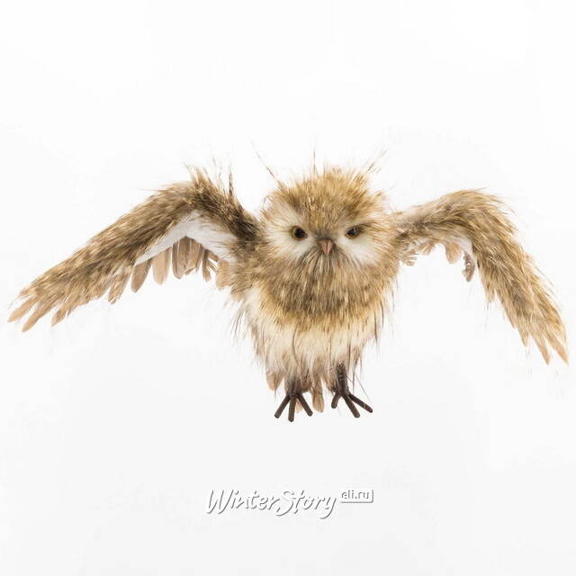 Декоративная фигура Сова Оделис - Царство Теней 60 см Winter Deco