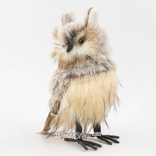 Декоративная фигура Сова Тереза - Villa Santina 23 см Winter Deco