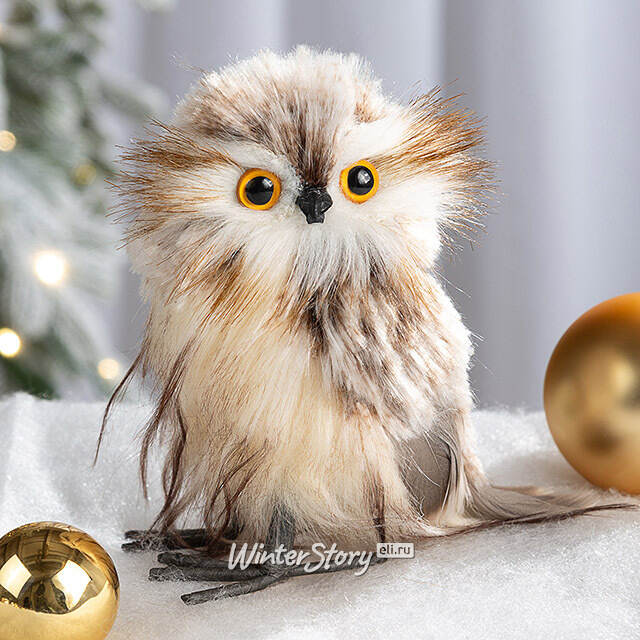 Декоративная фигурка Сова Элисия - Долина Дхавии 14 см Winter Deco