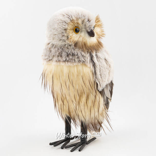 Декоративная фигура Сова Фиделиа - Forest Silvanesti 35 см Winter Deco