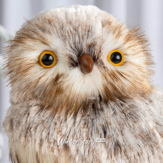 Декоративная фигура Сова Фиделиа - Forest Silvanesti 35 см Winter Deco