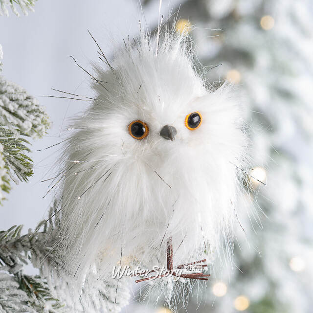 Елочная игрушка Сова Росита - Kingdom Ambertron 11 см Winter Deco