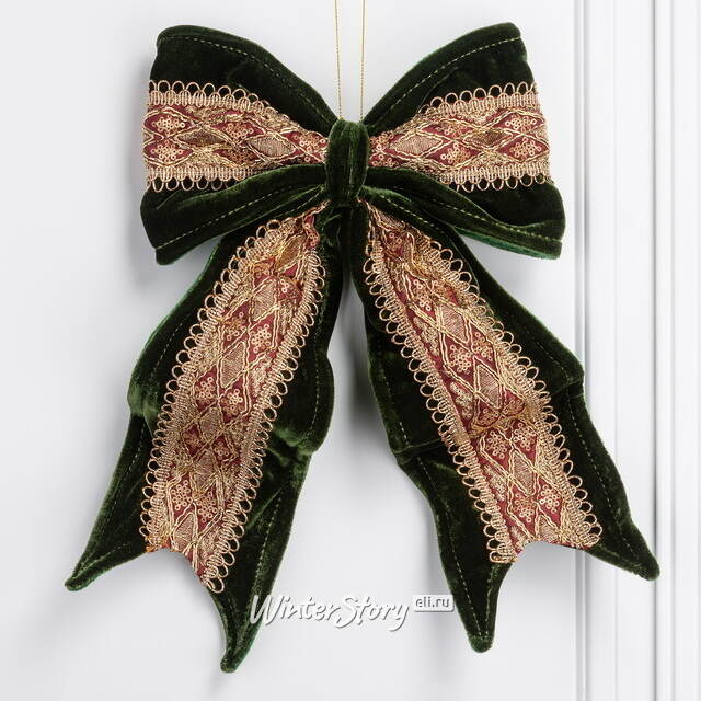 Бант для декора Бакнелл 40*23 см Winter Deco