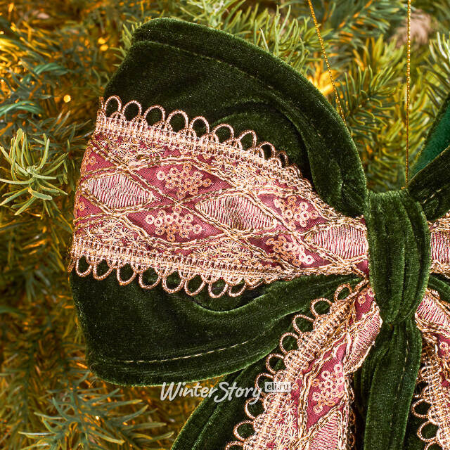 Бант на елку Bucknell 40*23 см Winter Deco