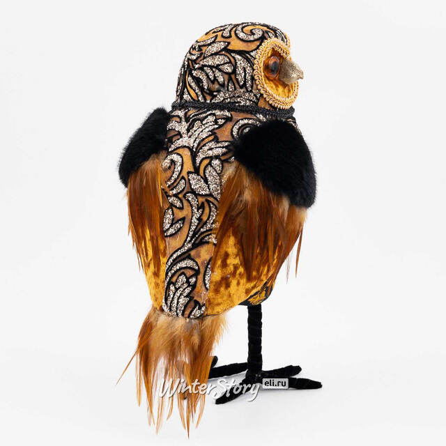 Декоративная фигура Сова Эстелла - Nightmares Waltz 33 см Winter Deco