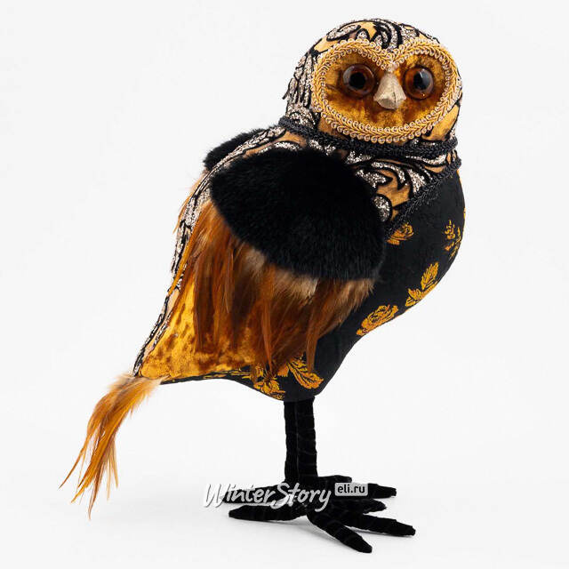 Декоративная фигура Сова Эстелла - Nightmares Waltz 33 см Winter Deco