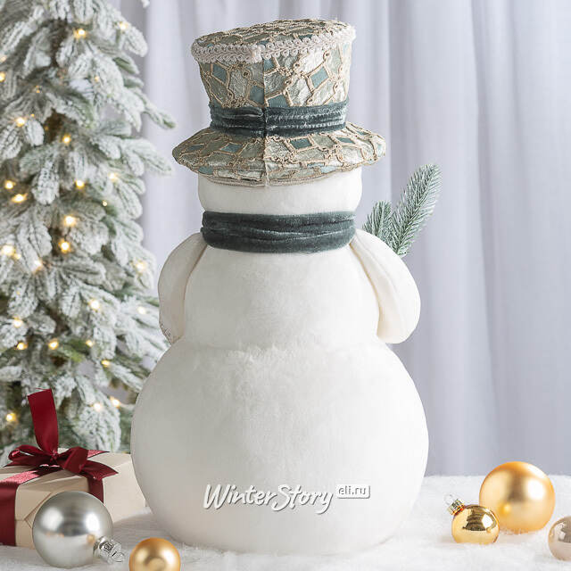 Новогодняя фигура Снеговик Флурри - Raffinata 38 см Winter Deco