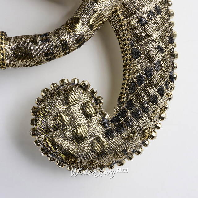 Подвесное украшение Хамелеон - Ecailles de Lumiere 25 см золотой Winter Deco