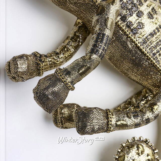 Подвесное украшение Хамелеон - Ecailles de Lumiere 25 см золотой Winter Deco