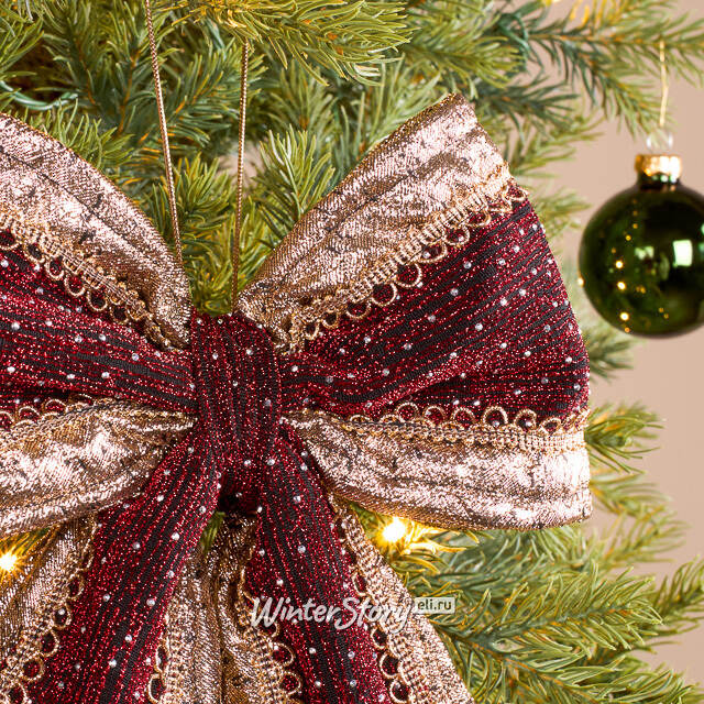 Бант на елку Aurelia 35*23 см Winter Deco