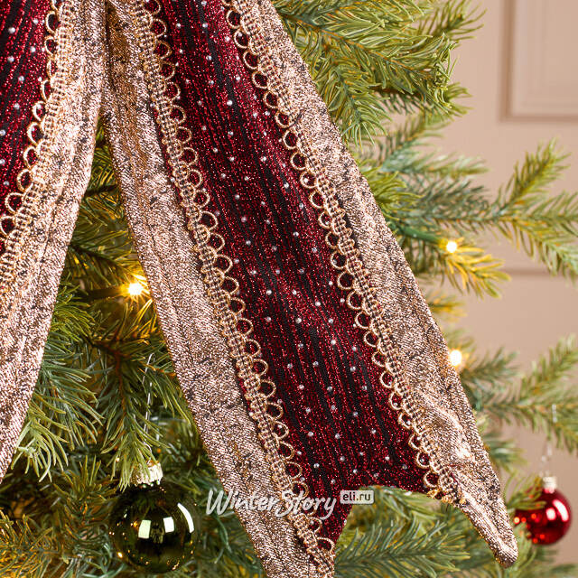 Бант на елку Aurelia 35*23 см Winter Deco