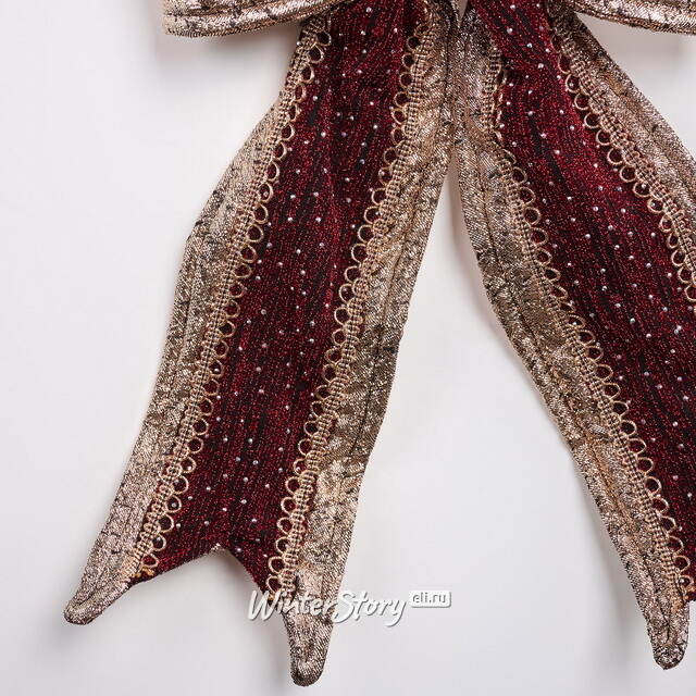 Бант для декора Aurelia 35*23 см Winter Deco