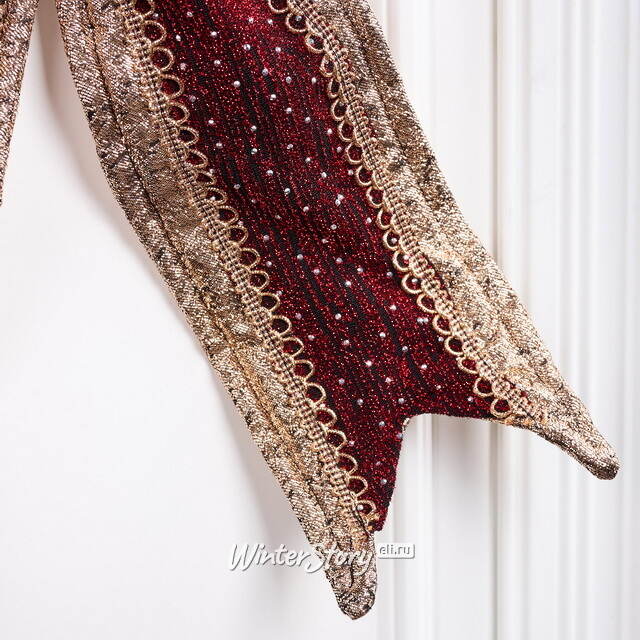 Бант для декора Aurelia 35*23 см Winter Deco