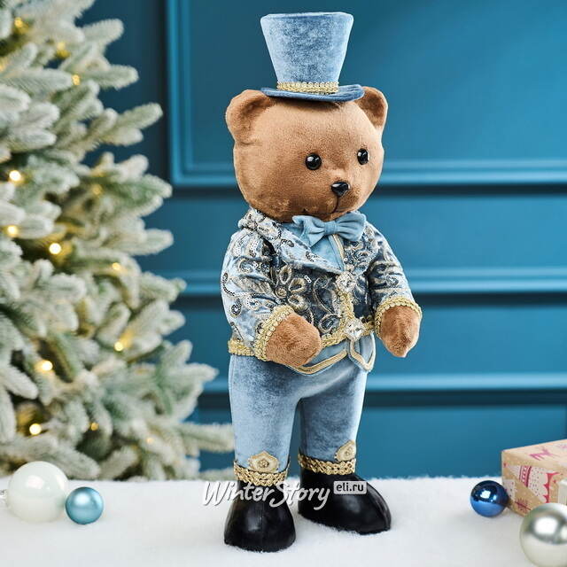 Декоративная фигура Медведь - Les Reves Bleus 46 см Winter Deco