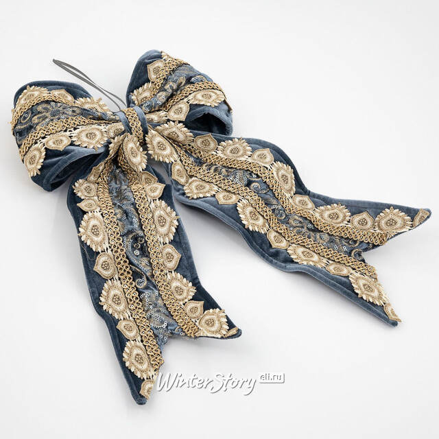 Бант на елку - Les Reves Bleus 45*32 см Winter Deco