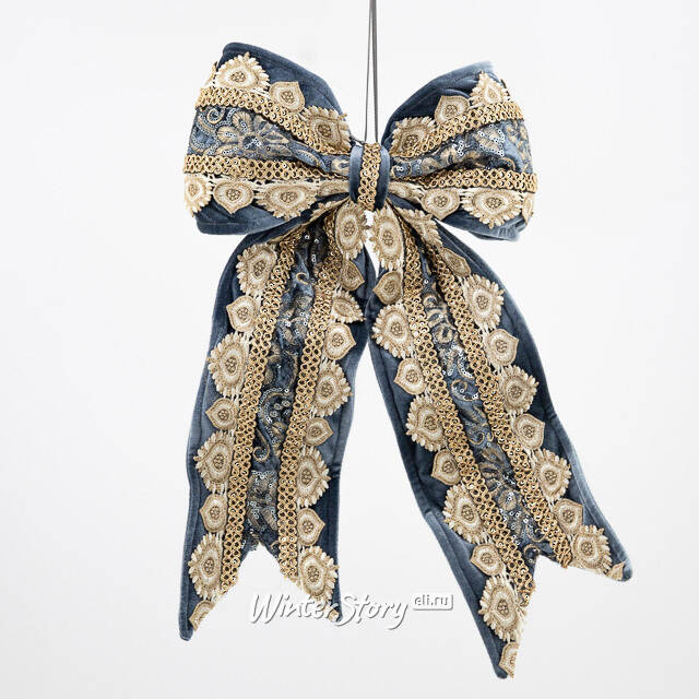 Бант на елку - Les Reves Bleus 45*32 см Winter Deco