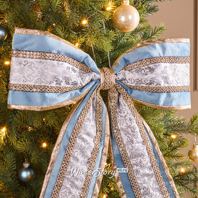Бант на елку - Les Reves Bleus 45*38 см Winter Deco