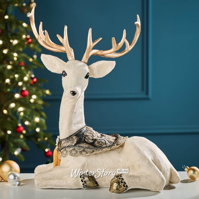 Декоративная фигура Олень Эльмар - Frostaria 49 см Winter Deco