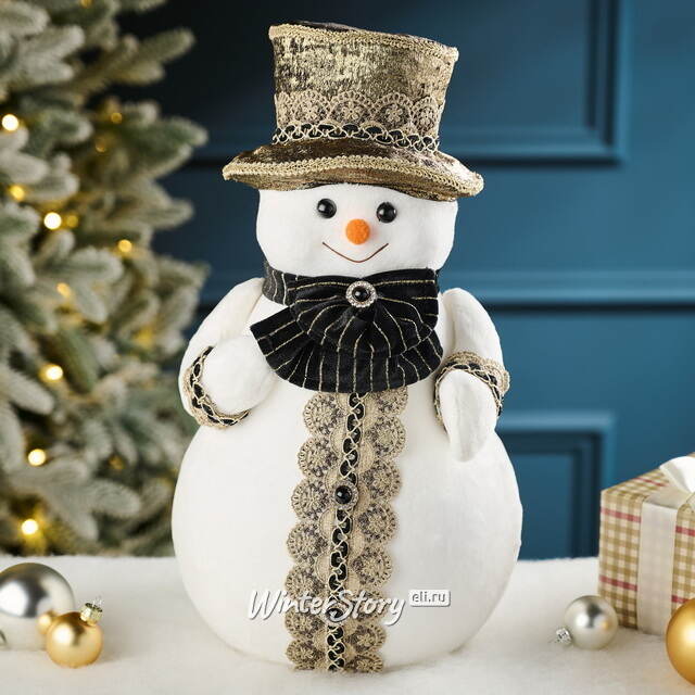 Новогодняя фигура Снеговик Флокен - Frostaria 39 см Winter Deco