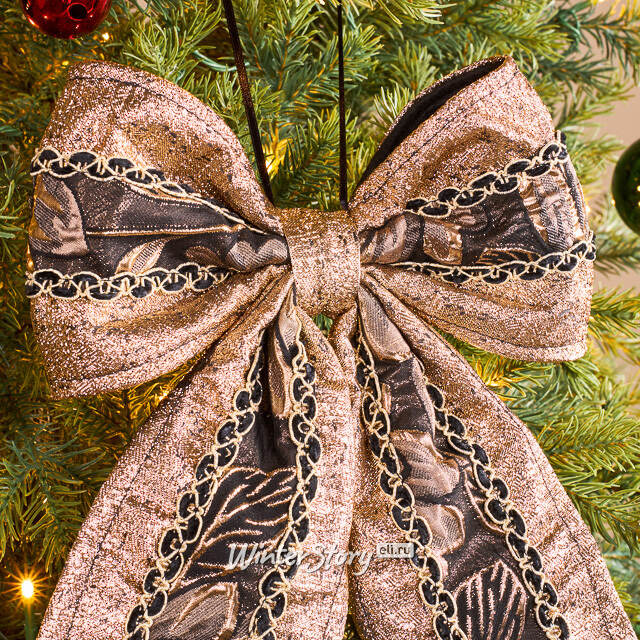 Бант на елку Nuit Doree - Frostaria 40*23 см Winter Deco