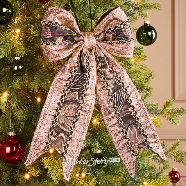 Бант на елку Nuit Doree - Frostaria 40*23 см Winter Deco
