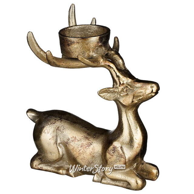 Декоративный подсвечник Олень Роллан 17 см Edelman