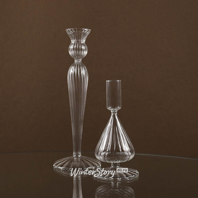 Стеклянный подсвечник Guarani 16 см Edelman