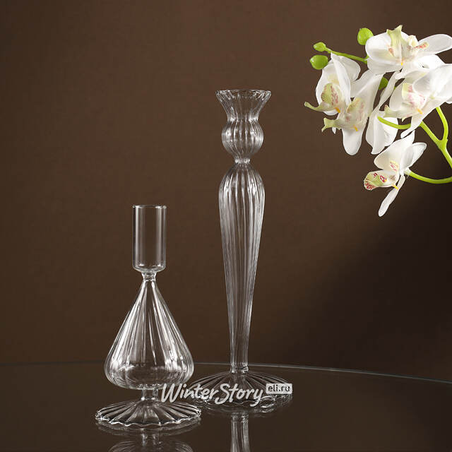 Стеклянный подсвечник Guarani 16 см Edelman