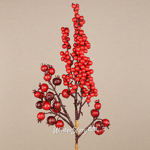 Декоративная ветка с ягодами Heford 54 см Edelman