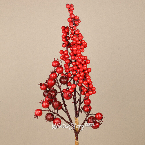 Декоративная ветка с ягодами Heford 54 см Edelman