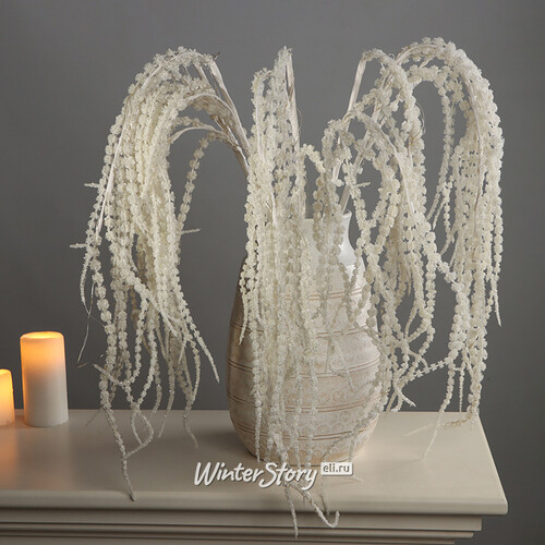 Светящаяся ветка для декора Blanca 116 см, 20 теплых белых LED ламп, на батарейках Edelman