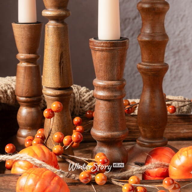 Деревянный подсвечник Андреа Джудис 28 см Koopman